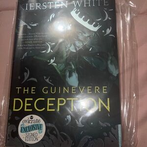 The Guinevere Deception  by Kiersten White OWLCRATE EXC SIGNED 1st EDITION SEALD